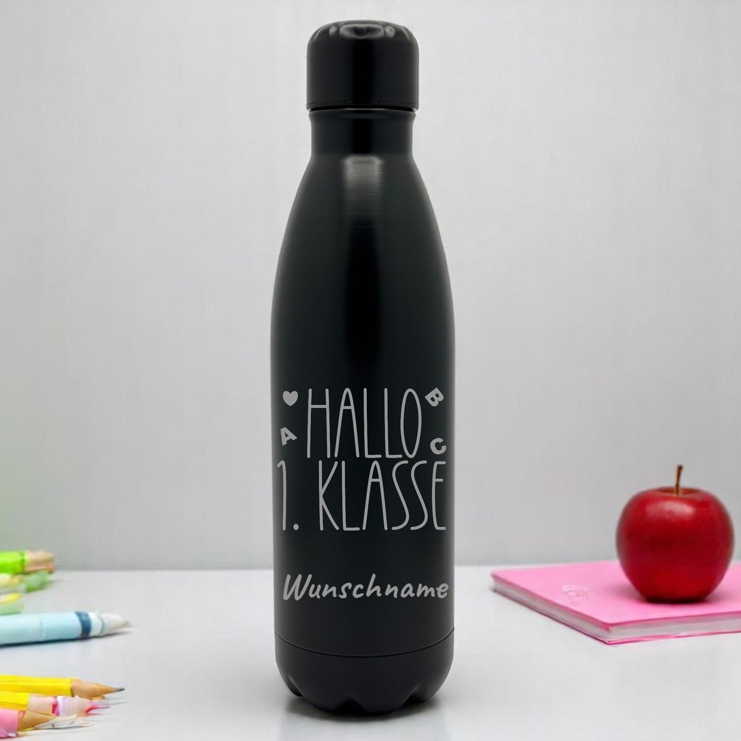 Personalisierte Edelstahl Trinkflasche