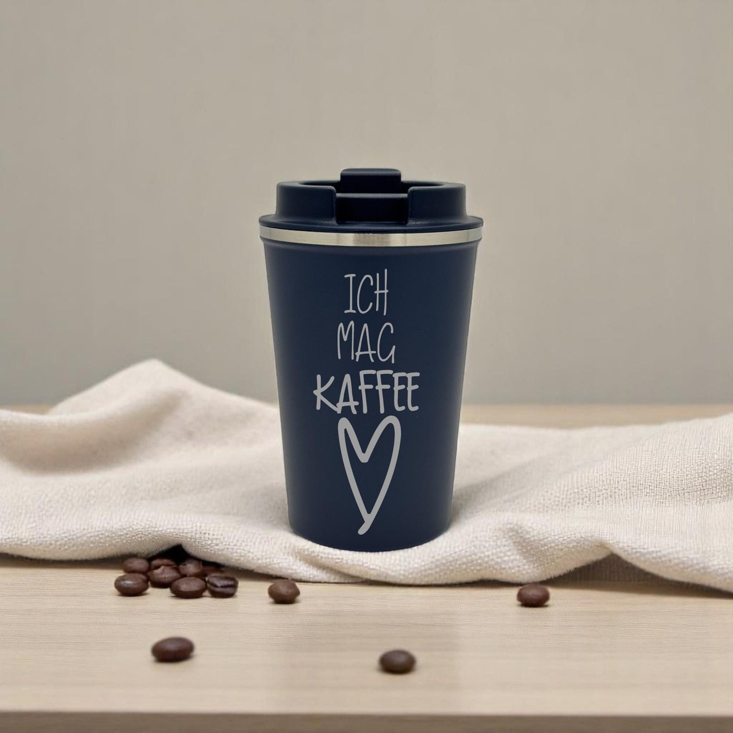 Thermobecher mit Gravur – Sprüche für Kaffeeliebhaber
