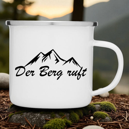 Emaille Tasse Berglust
