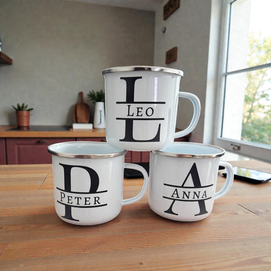 Emaille Tasse Ornament